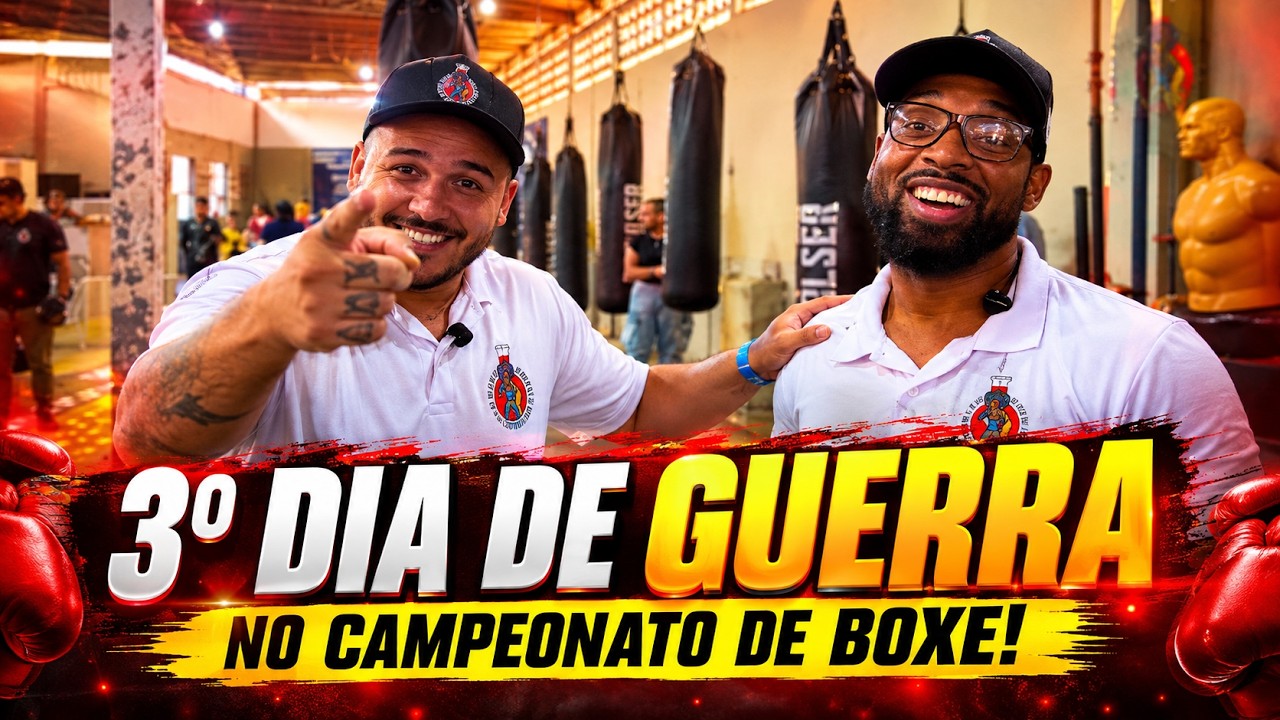 3º dia de GUERRA no CAMPEONATO DE BOXE!🥊🔥