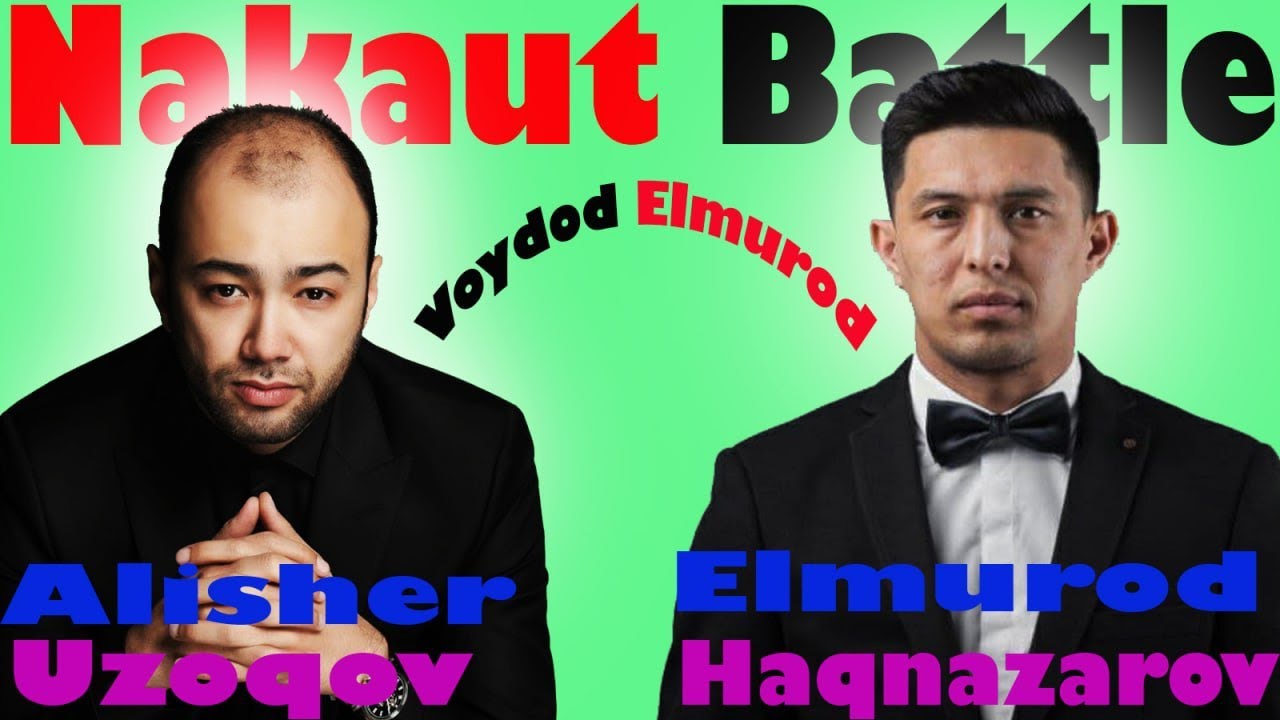 NOKAUT BATTLE ALISHER UZOQOV va ELMUROD HAQNAZAROV SAHNANI PORTLATISHDI / VOYDOD ELMUROD