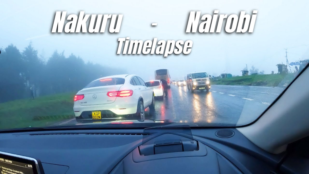 TIMELAPSE - Nakuru to Nairobi in extreme Cold. #POV