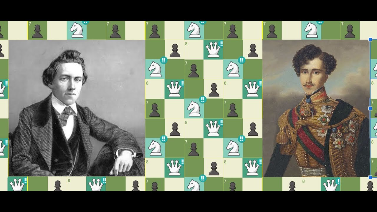 The Opera House Game!! A Legendary Game of Chess!!
