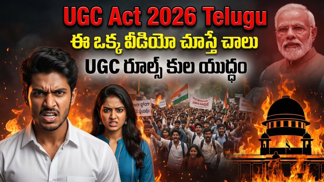 UGC Rules 2026 Controversy: UGC రూల్స్ 2026 వివాదం Misuse & Reverse Bias? Telugu Videos Tmixture