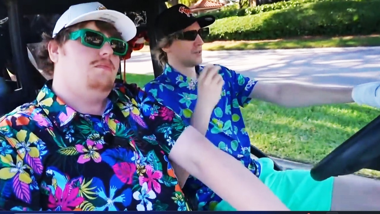 xQc Goes Golfing with Jesse