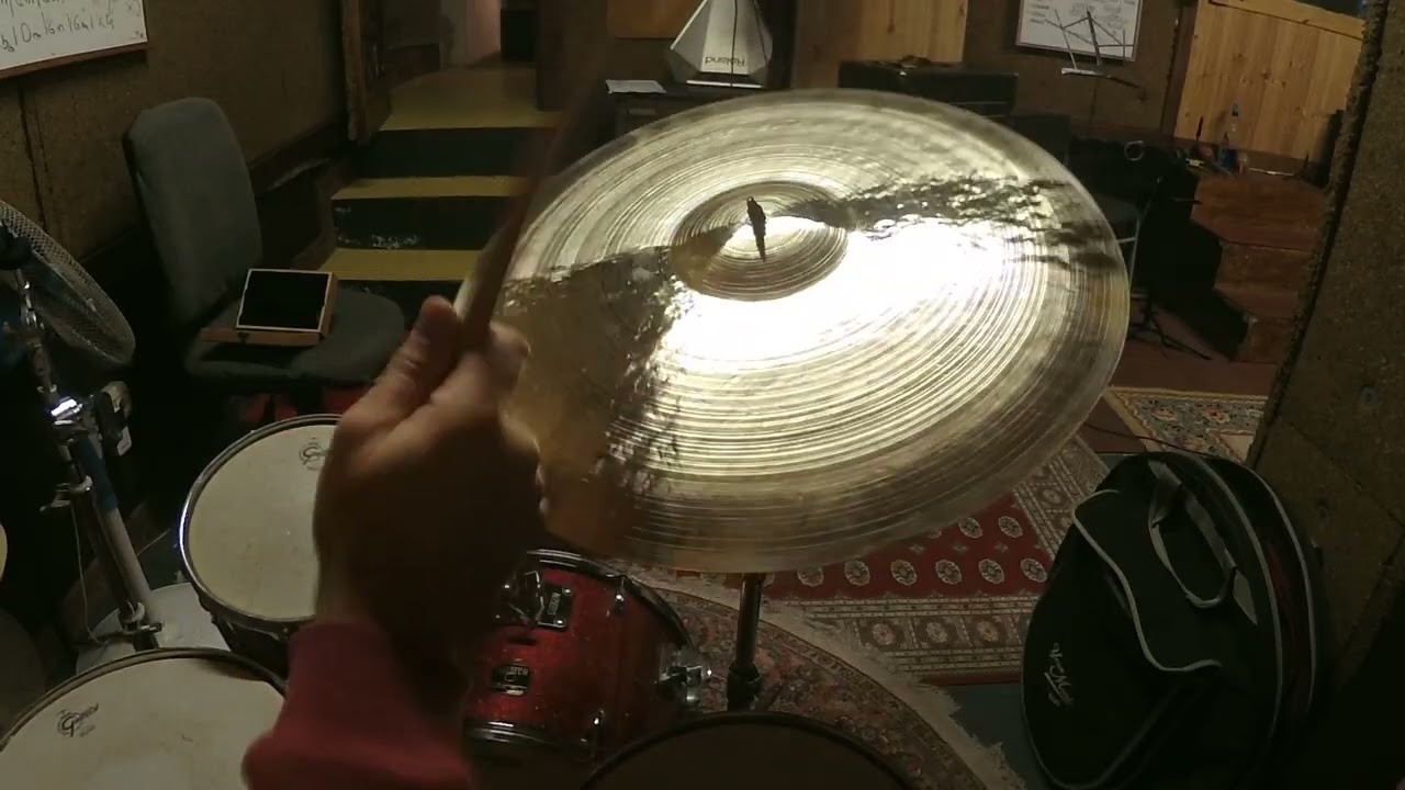 22" hfb 2284g custom jazz ride brilliant - BOURGIS HANDMADE CYMBALS