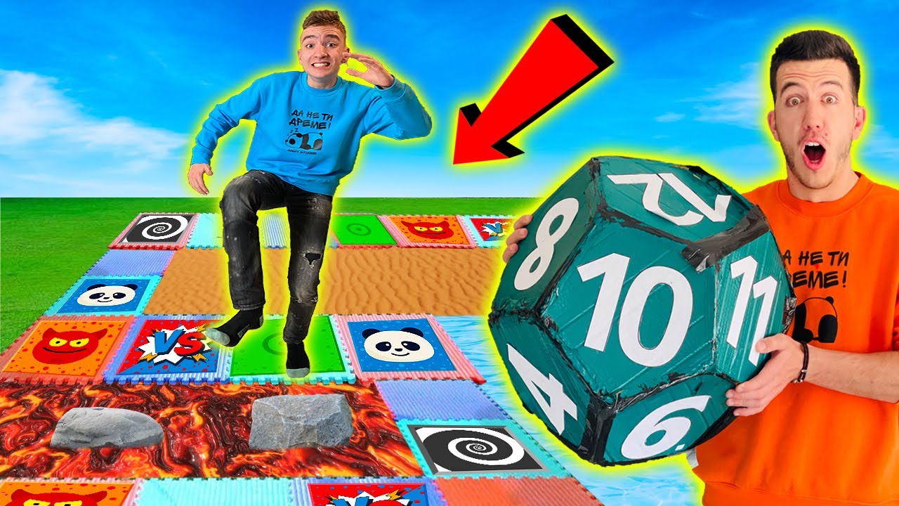 ИГРАЕМ ГИГАНТСКА НАСТОЛНА ИГРА В РЕАЛНИЯ ЖИВОТ... ОТНОВО!