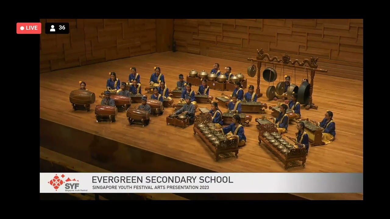Evergreen Secondary Gamelan Ensemble SYF 2023