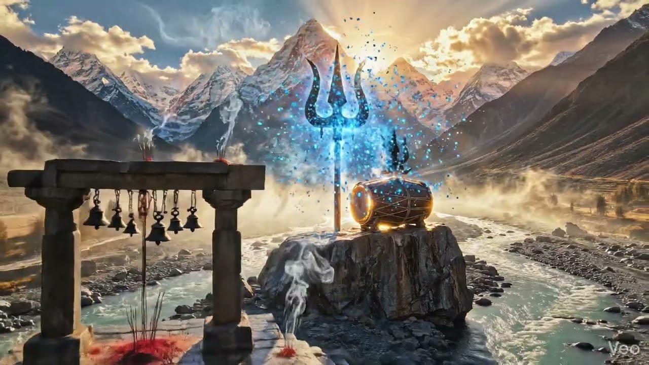 Lord Shiva Devotional Background Video 🔱 | Peaceful Mahadev Meditation Visuals | Background Bazaar