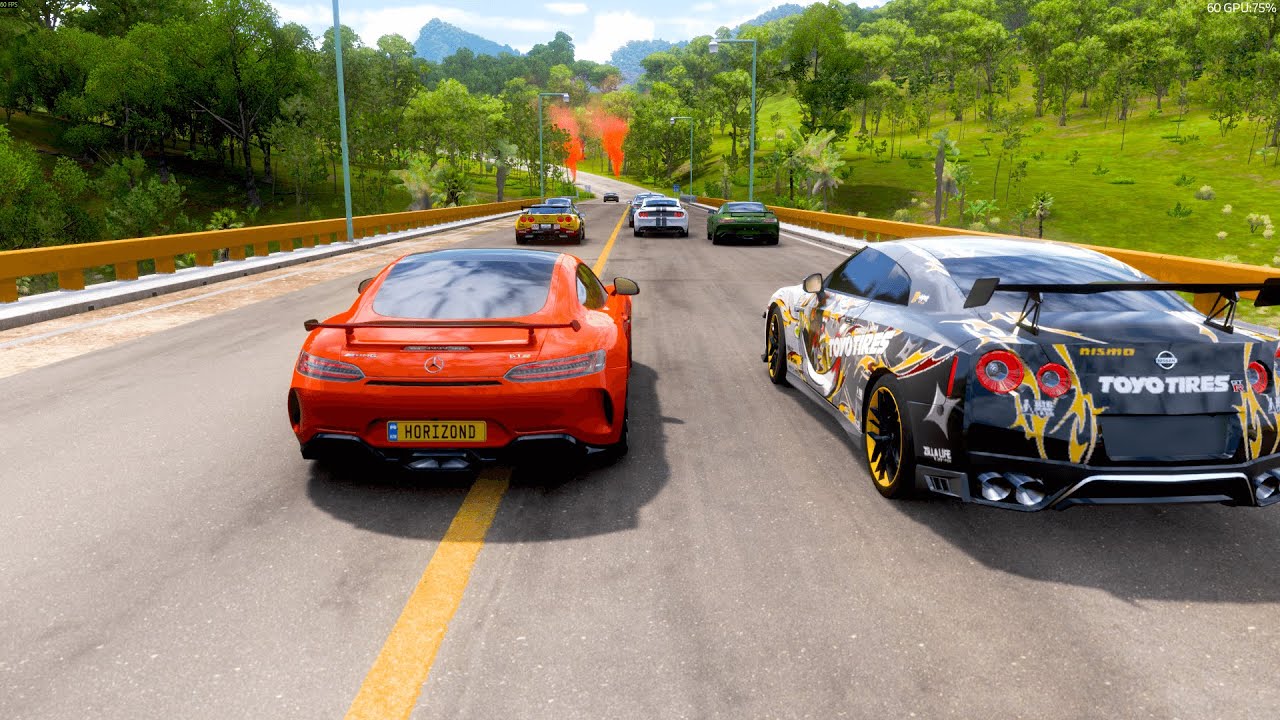 Mercedes AMG GTR VS Supercars | Forza Horizon 5 | 4K Gameplay