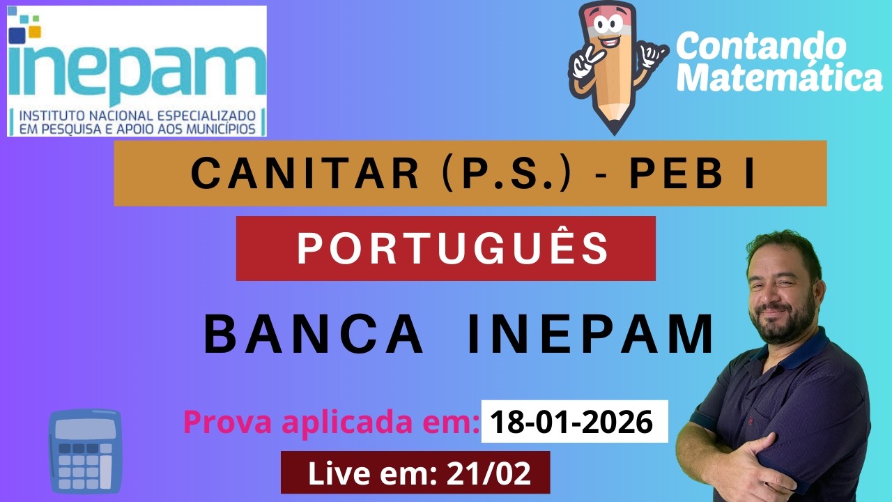 INEPAM - Canitar (P.S.) 2026 | PEB Infantil - Português – Gabarito e Resolução