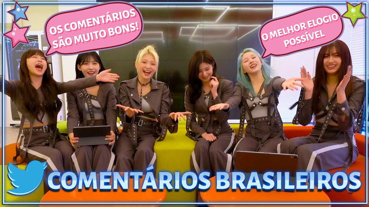 GRUPO DE KPOP COMENTA COMENTÁRIOS DE FÃS BRASILEIROS (COM EVERGLOW)