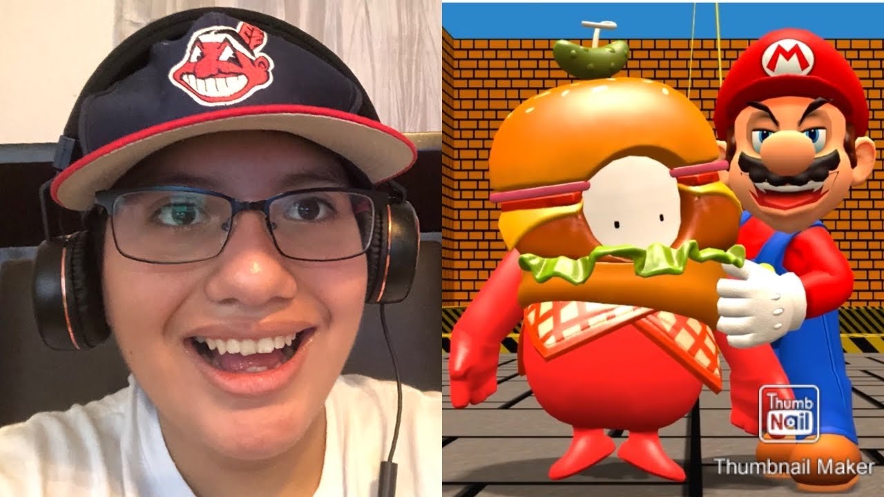 Time To Race! || SMG4: If Mario was in... Fall Guys REACTION