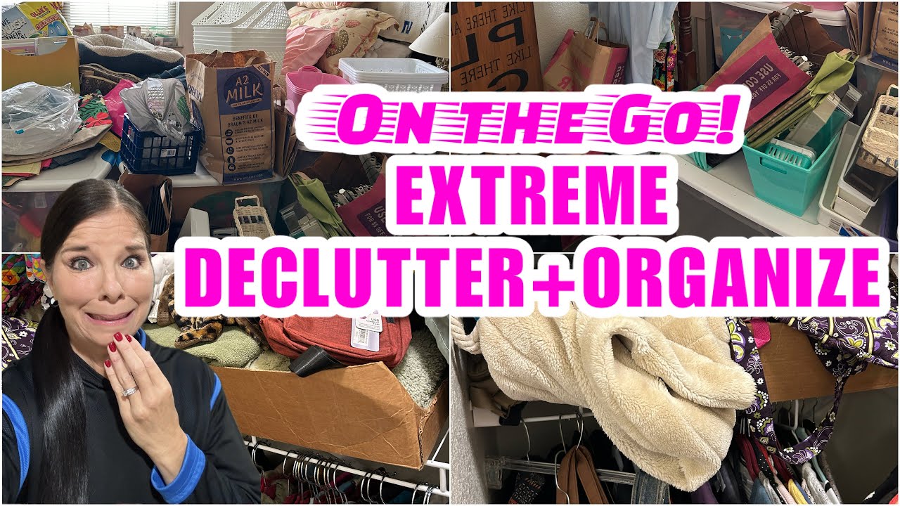 EXTREME DECLUTTER + ORGANIZE #declutterandorganize #declutterwithme #declutter #closetdeclutter