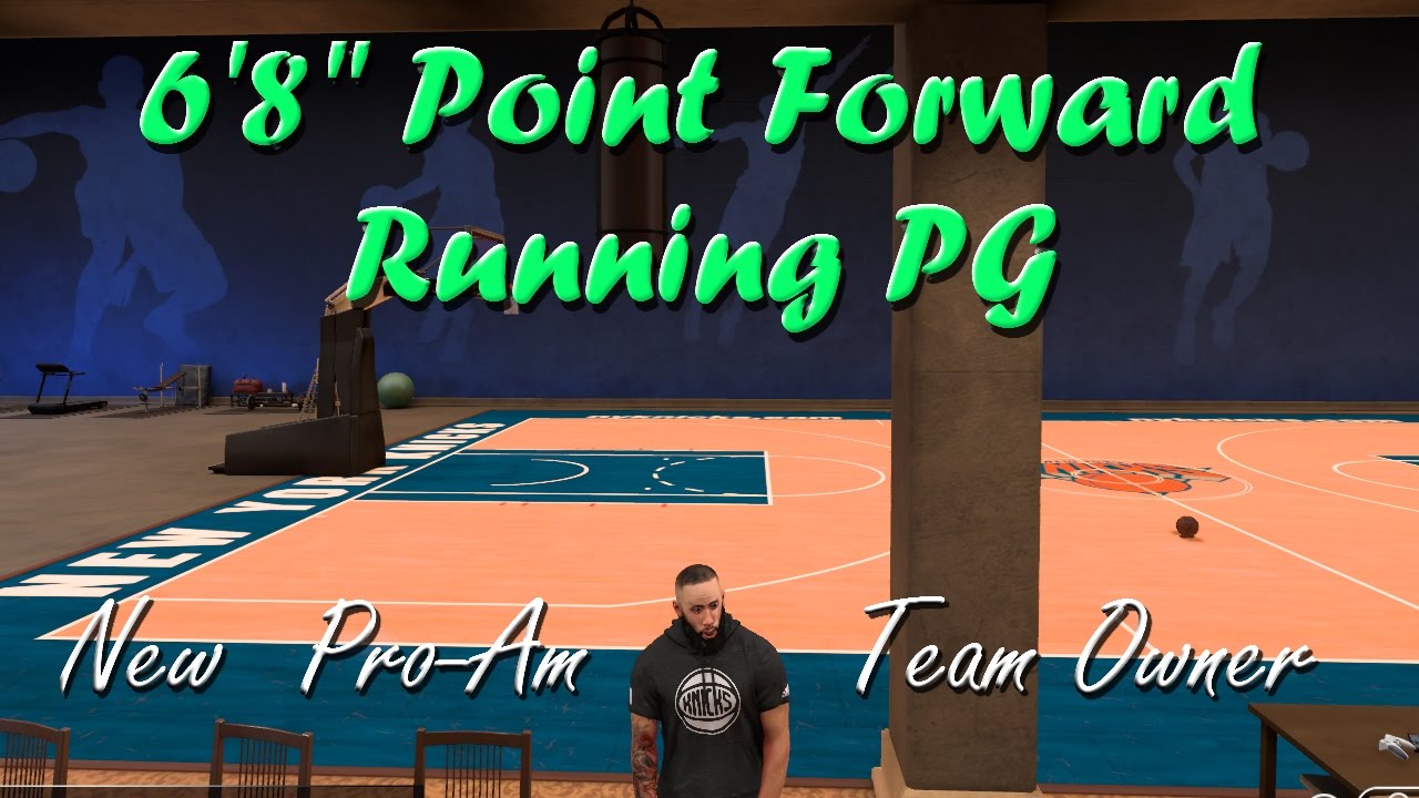 POINT FORWARD NBA 2K17 RUNNING POINT GUARD