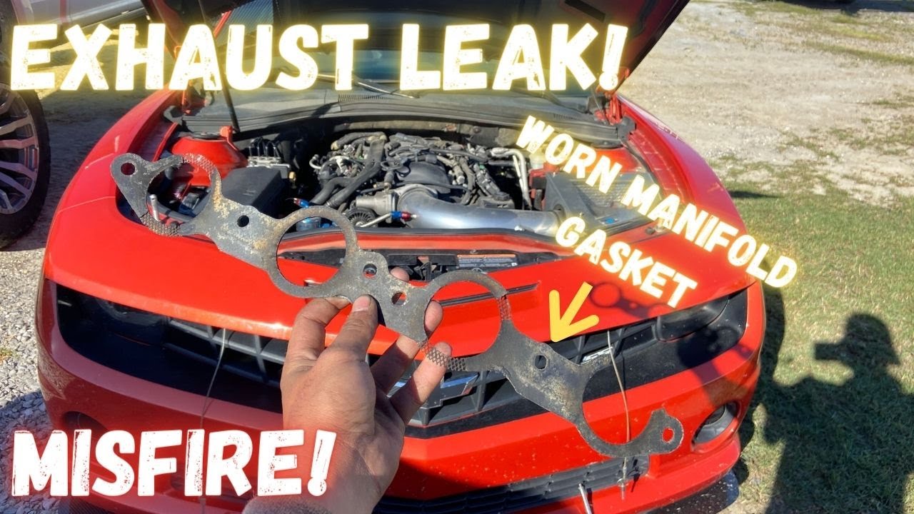 DIAGNOSING My Exhaust Leak And Misfire On My Camaro SS!