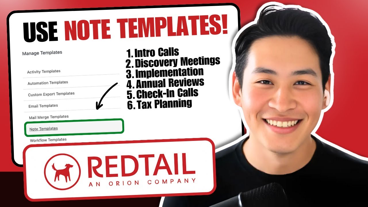 Redtail CRM Note Templates Made Easy: Create, Track, and Report!
