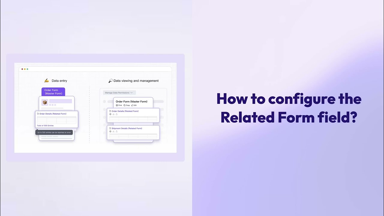 Related Fields - How to configure the Related Form field?