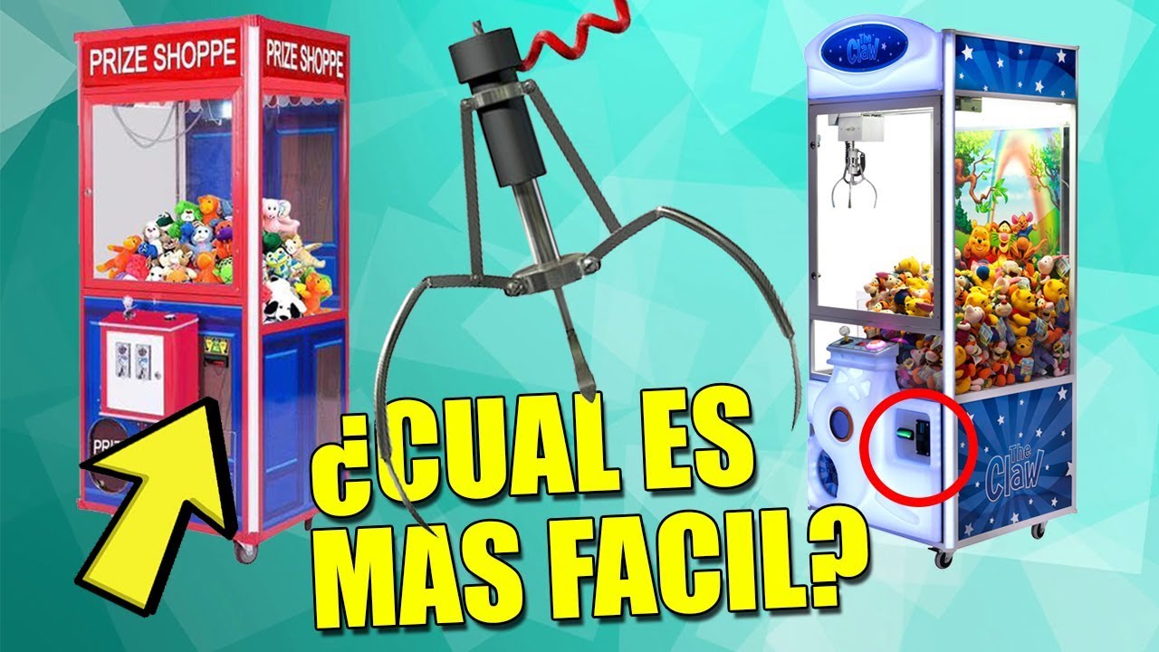 EN ESTA MAQUINITA DE PELUCHES ES MAS FACIL GANAR