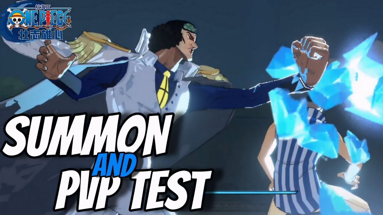 [OnePiece : Ambition] BROKEN ‼️Summon And PvP Test Admiral Aokiji #onepiece