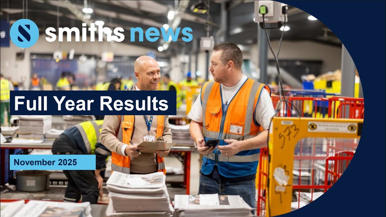SMITHS NEWS PLC - FY Results
