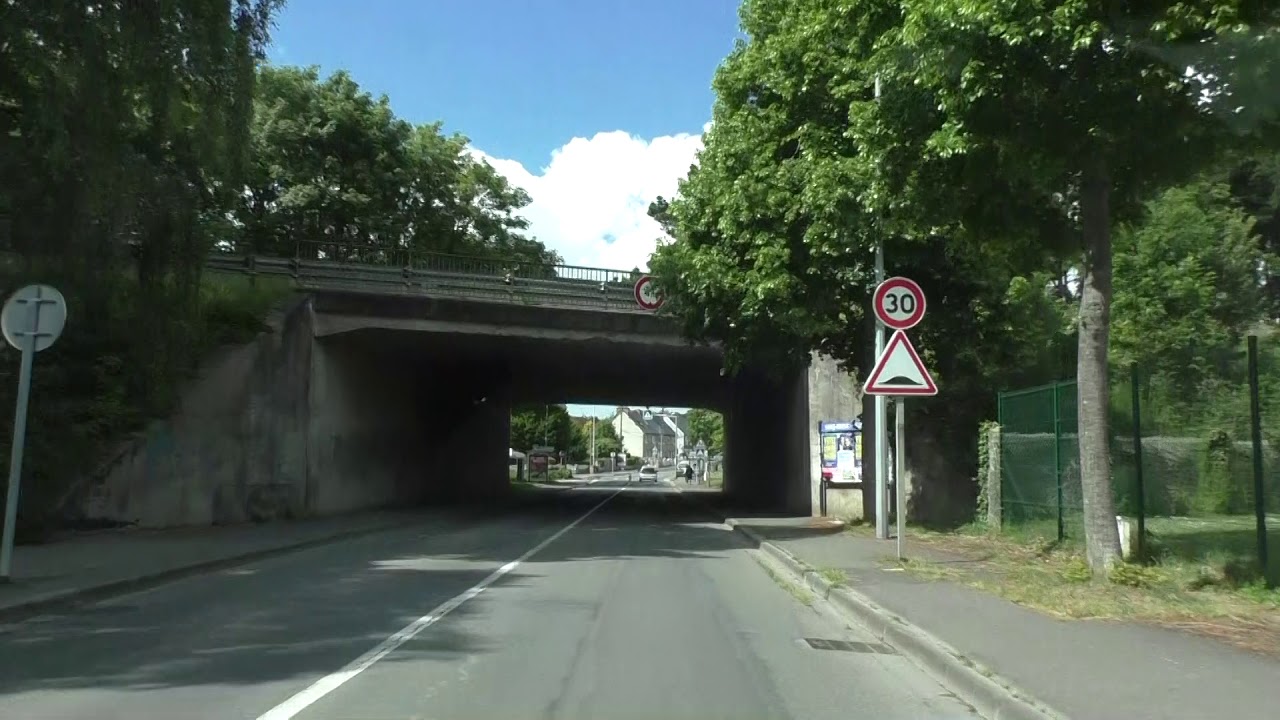 Driving Around 22000 Saint Brieuc, C&ocirc;tes d'Armor, Brittany, France 28th May 2019