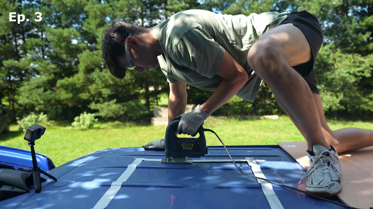 Dometic midi heki skylight install