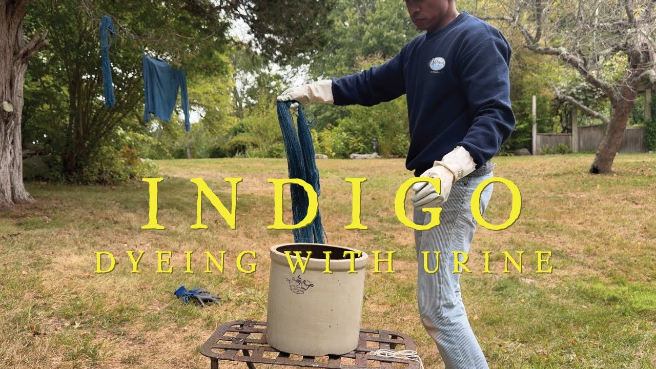 THE MAGIC OF DYEING CLOTH WITH INDIGO AND URINE: REVIVING AN ANCIENT TECHNIQUE! With Rajiv Surendra