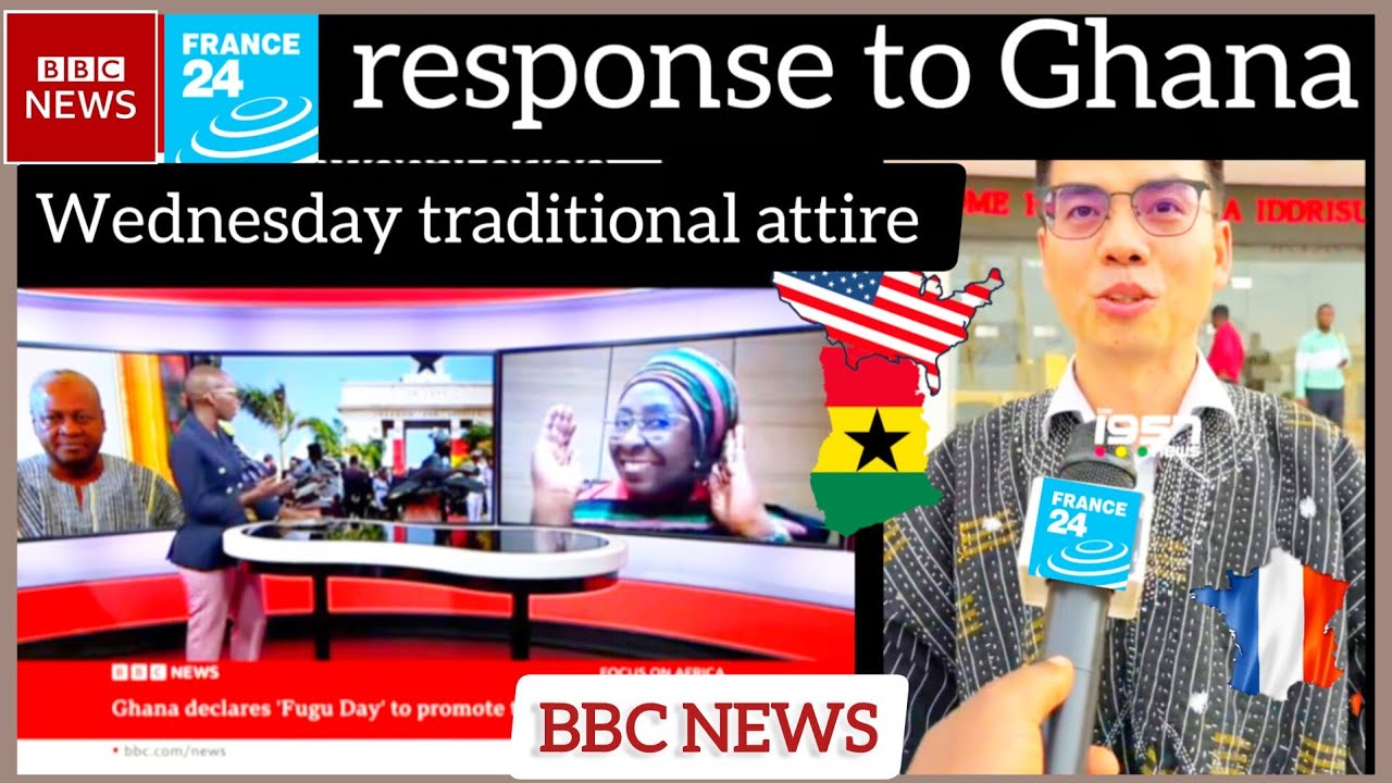 BBC комментирует решение Ганы объявить среду днем ​​ношения традиционной одежды из рыбы фугу.