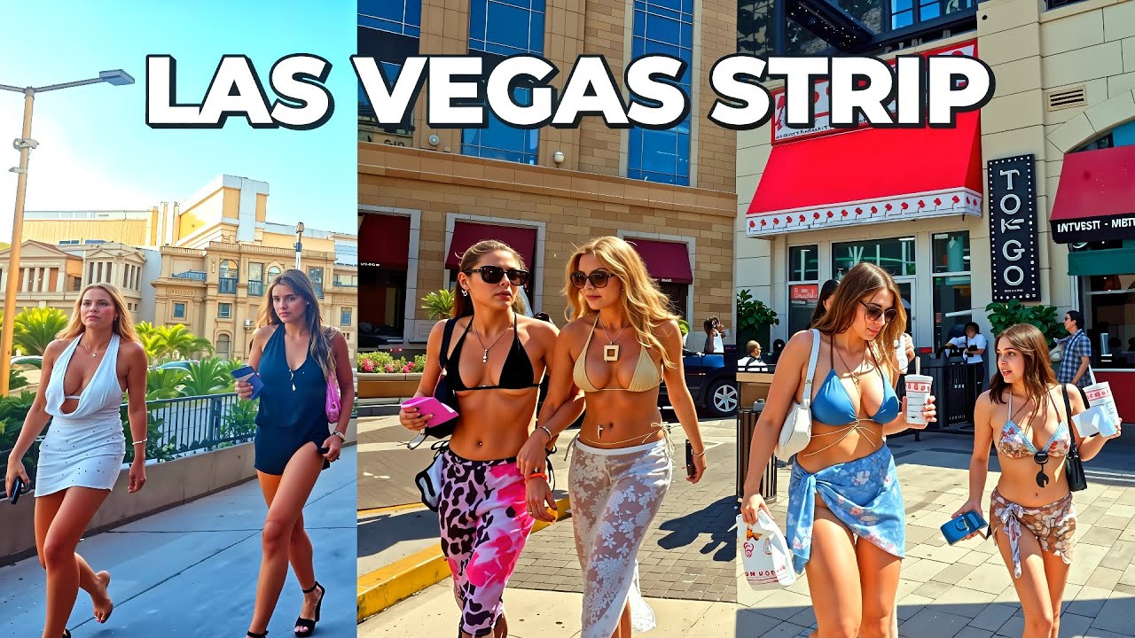 Las Vegas Strip Walk - August 2025 - Labor Day Weekend 2025