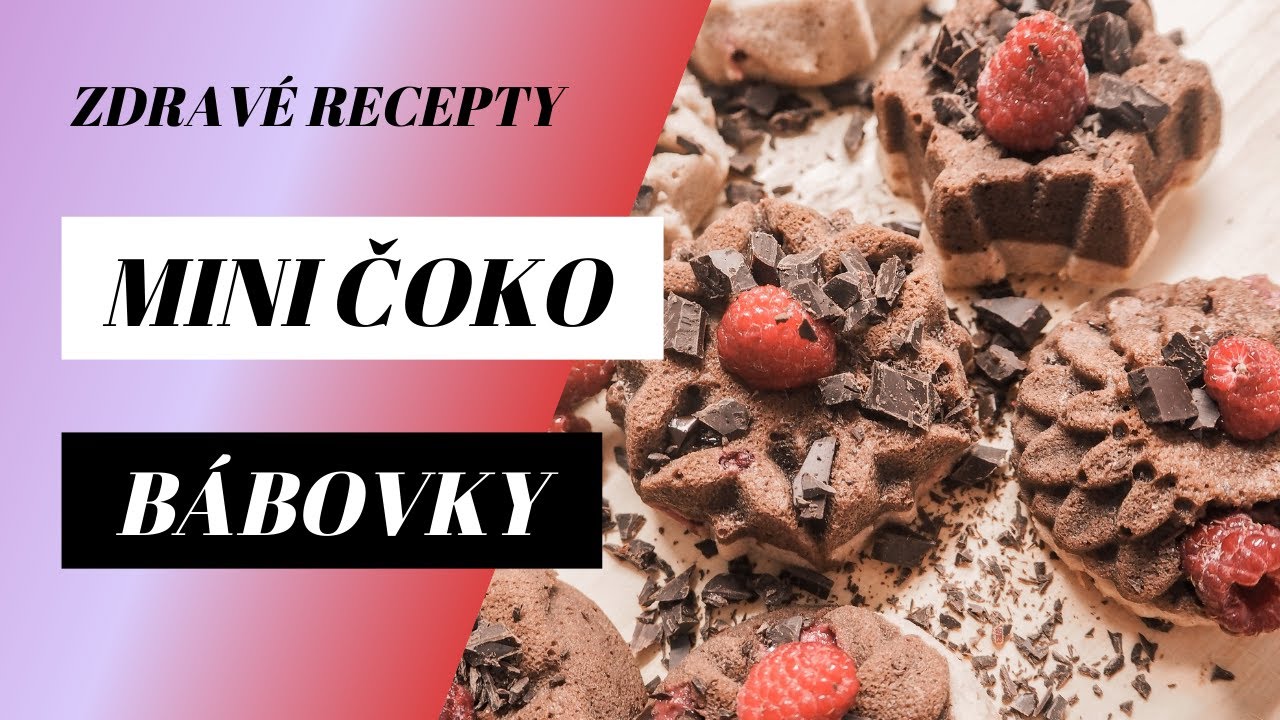 Zdravé mini čoko bábovky