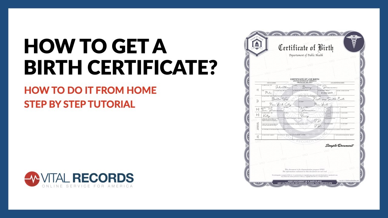How To Get My Birth Certificate?