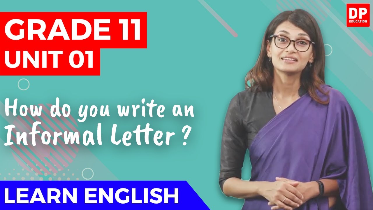 Lesson 1 | How to write an Informal Letter - O/L English | Grade 11