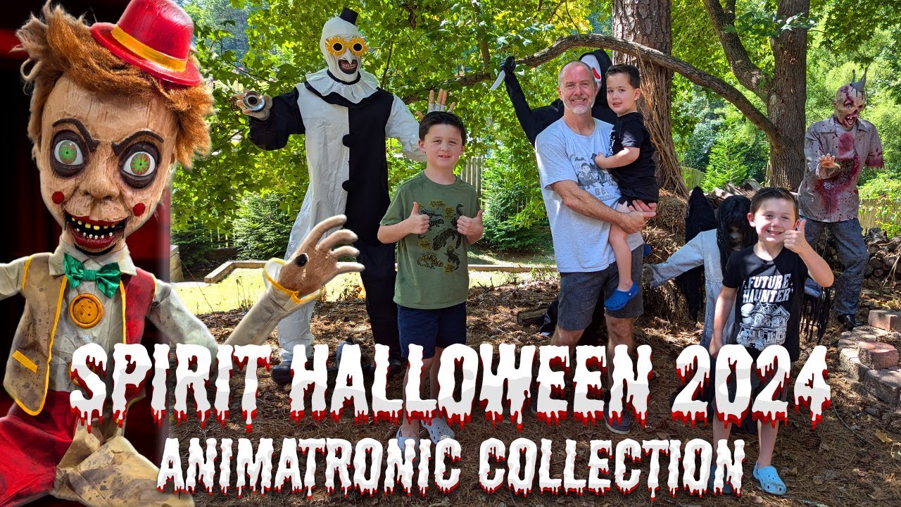 Full 2024 Spirit Halloween Animatronic Collection