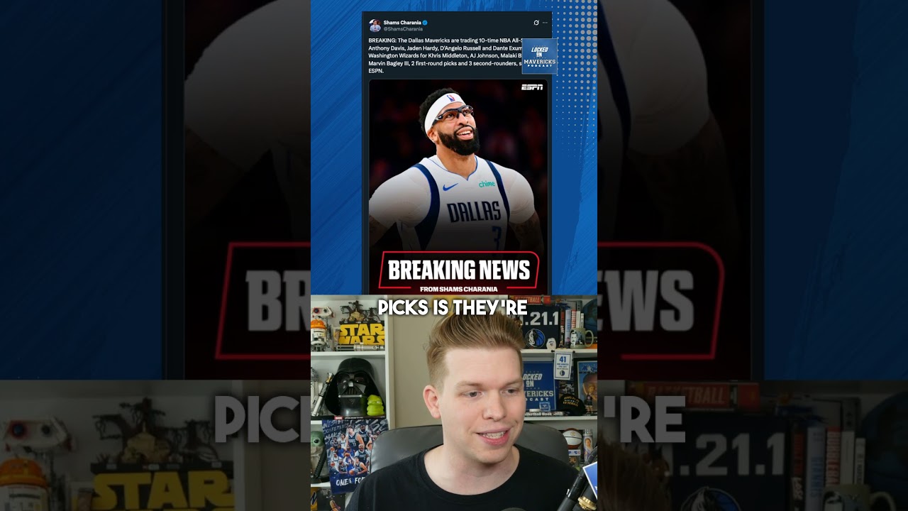 BREAKING: the Dallas Mavericks traded Anthony Davis to the Washington Wizards