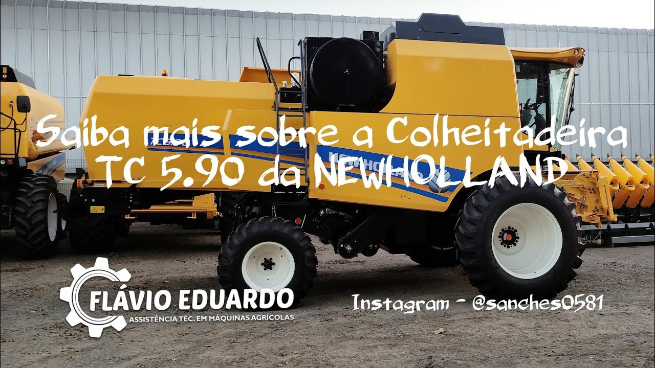 TC e TX - Saiba mais sobre a Colheitadeira TC5.90 da NEWHOLLAND.