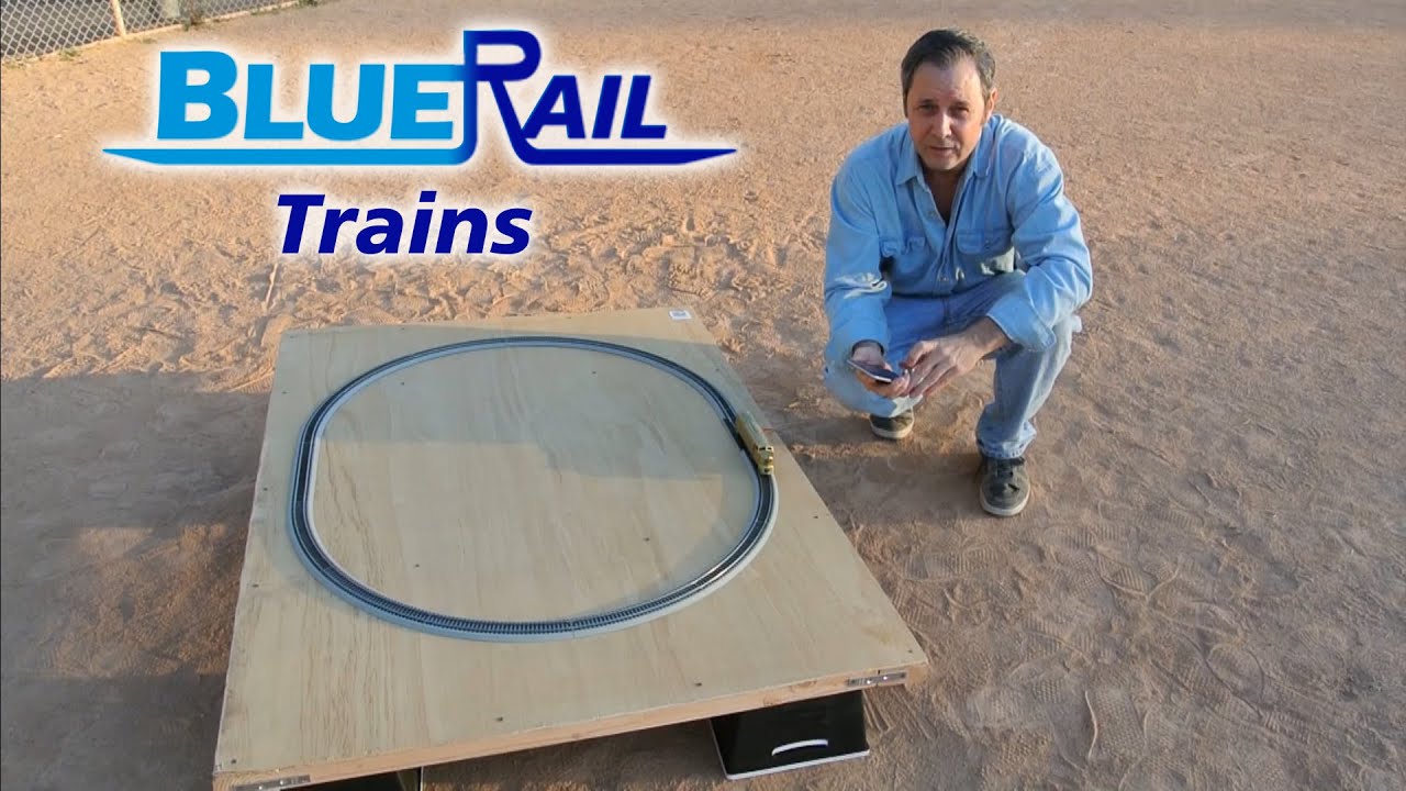 BlueRail Trains - controlling a model train from 150 ft