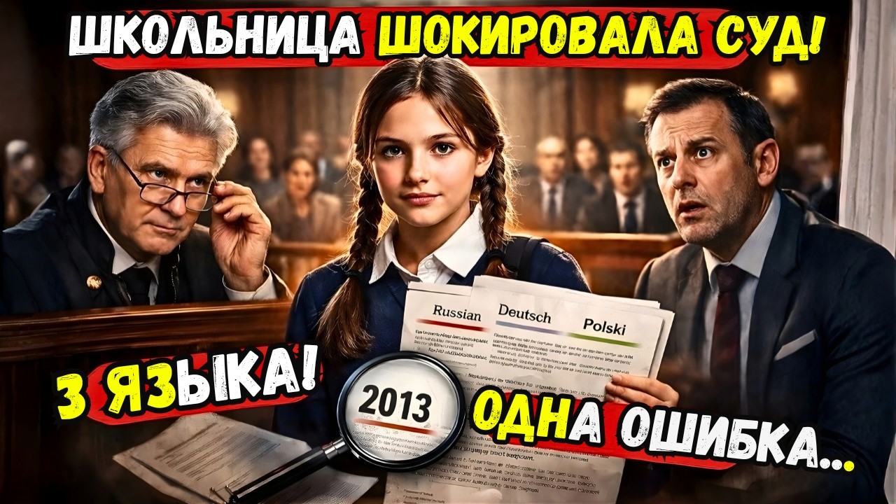 Судья приказал девочке говорить медленно…Но через секунду весь зал суда замолчал