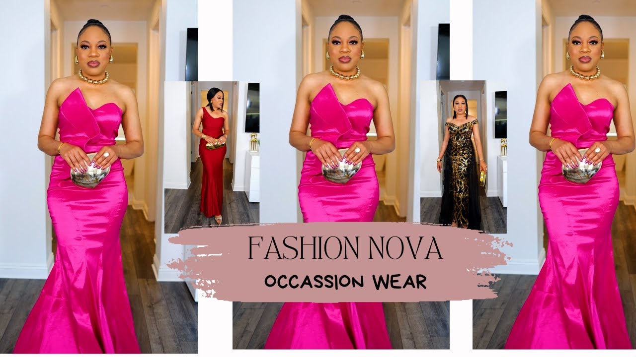 ПРИМЕРКА ПЛАТЬЕВ FASHION NOVA | Необходимые элегантные платья и наряды для торжественных случаев.
