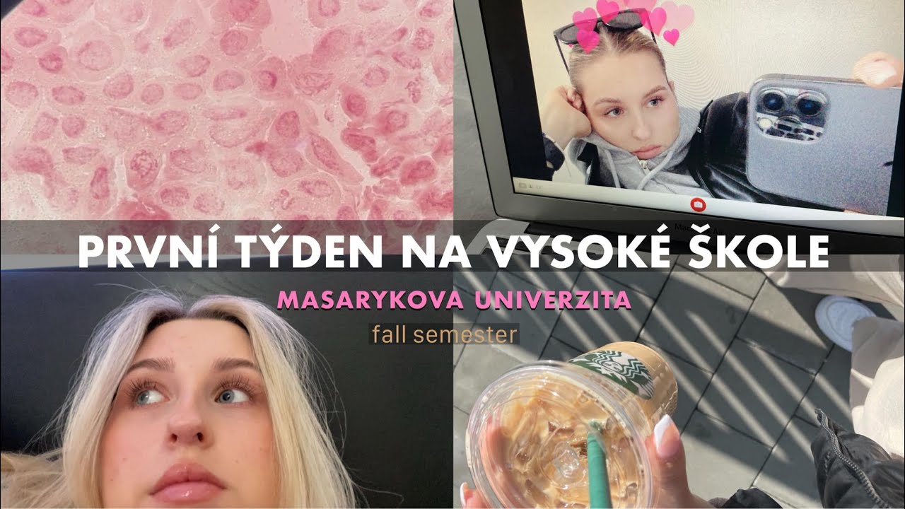 PRVNÍ TÝDEN NA VYSOKÉ ŠKOLE 2! fall semester🍂