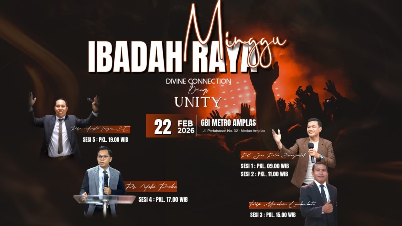Khotbah Ibadah Minggu | Sesi 1 | 22 Februari 2026 | Pkl. 09.00 WIB