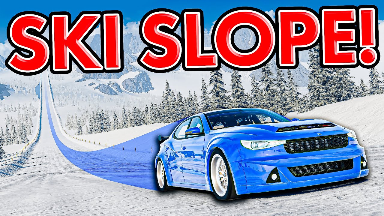DANGEROUS Ski Slope! | BeamNG Multiplayer w/ @CamodoGaming & @Neilogical