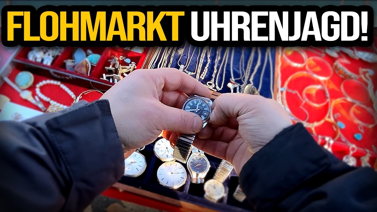 Ich jage Vintage-Uhren auf einem Flohmarkt – was finde ich?