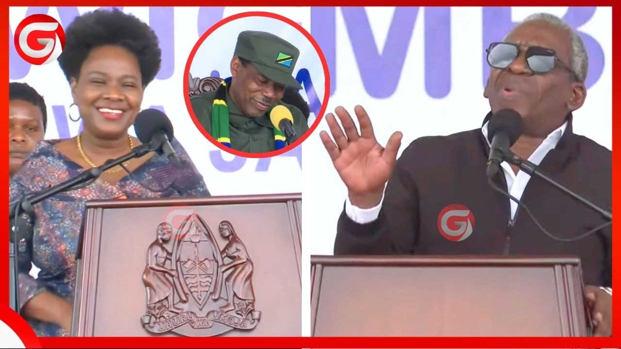 SIKIA SAUTI YA MKE WA WAZIRI MKUU MWIGULU   APIGIWA SHANGWE NA KUIMBIWA  TUNAWAPENDA SANA