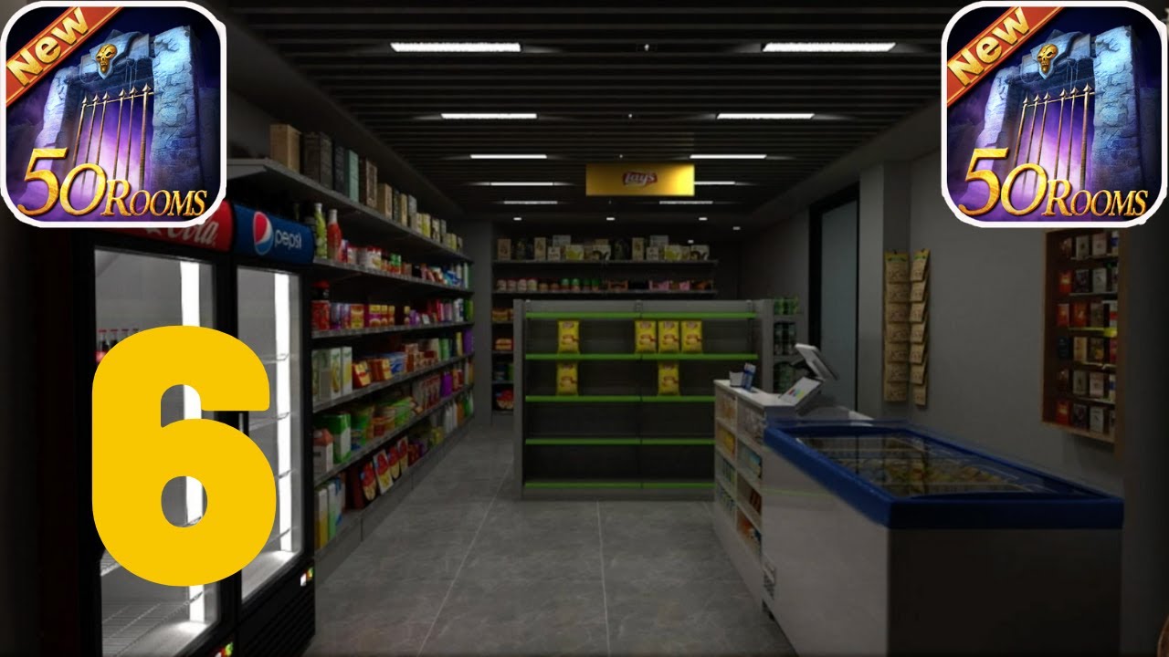 New 50 Rooms Escape Level 6 Walkthrough (Android)