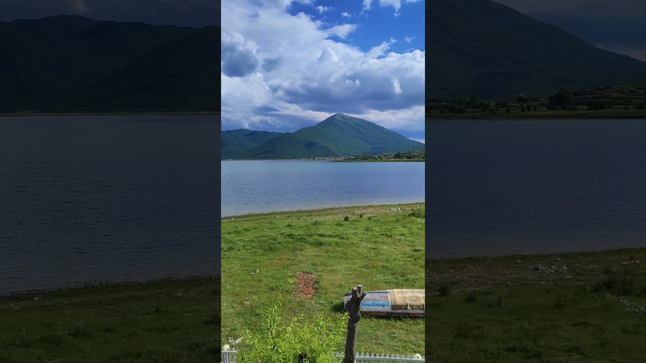 Prespa lake from Pustec (Liqenas) #albania #travel #mountains #guide #lake #prespa