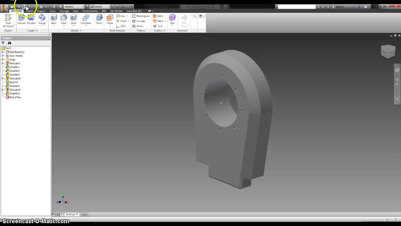 Exportar archivo de Inventor a AutoCAD