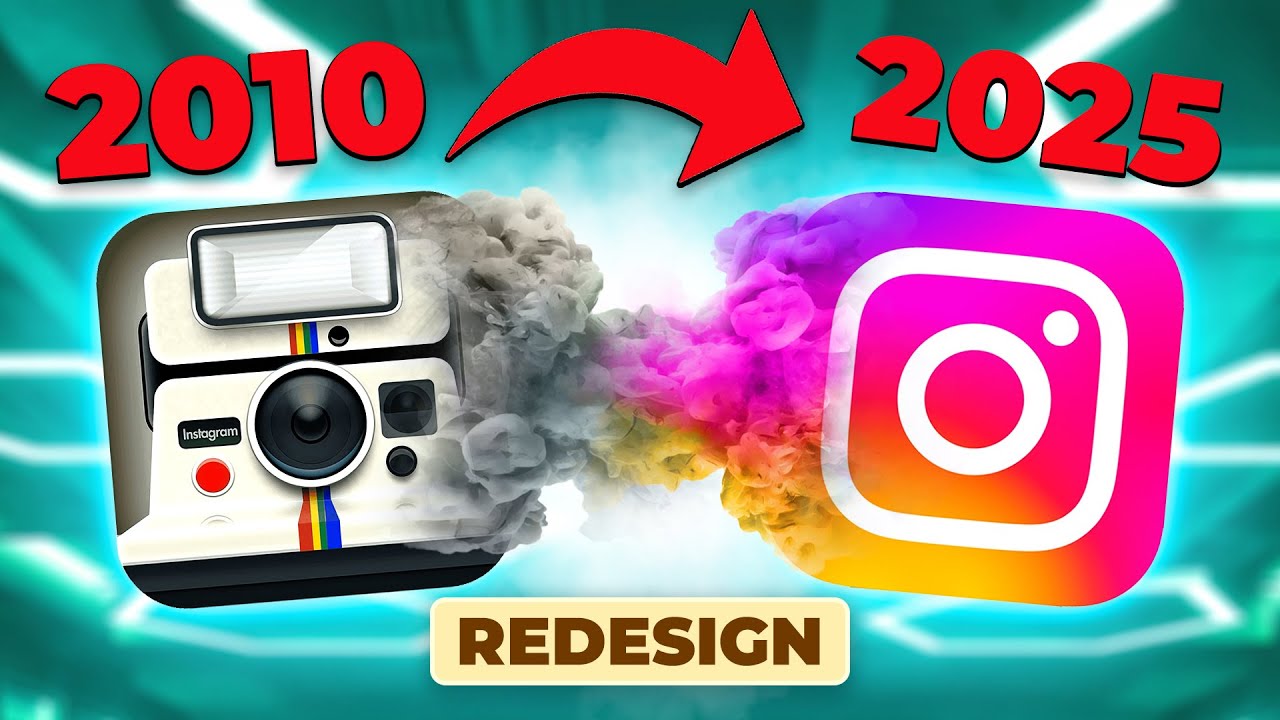 Instagram Evolution &mdash; Logo, App View (2010-2025)