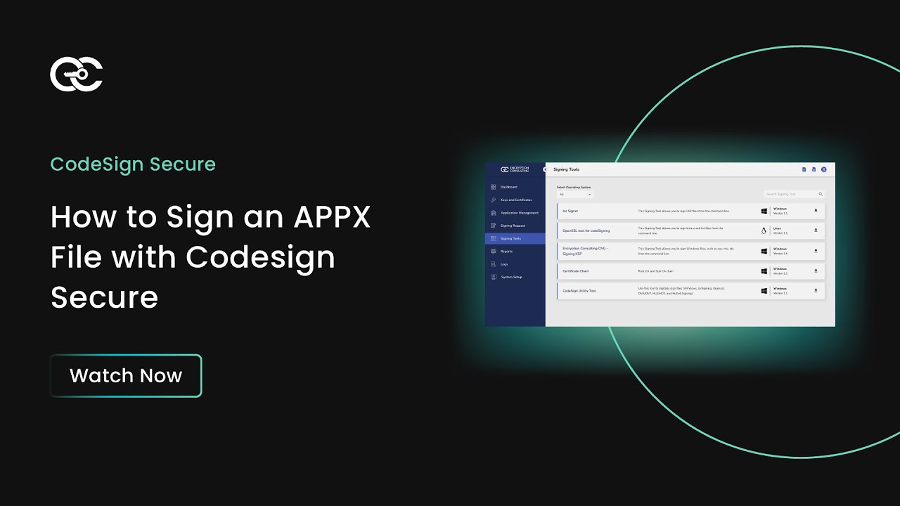 How to Sign an APPX File with Codesign Secure