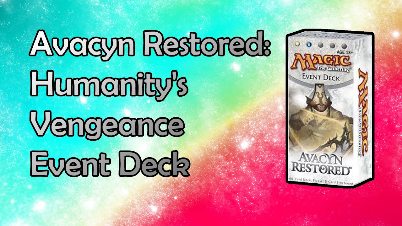 MTG - Humanity's Vengeance event deck opening