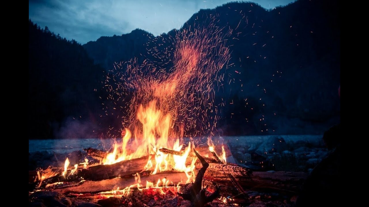 Релакс у костра. Антистресс! Relax by the fire. Music by Sergei Chekalin. Rel&aacute;jate junto al fuego.