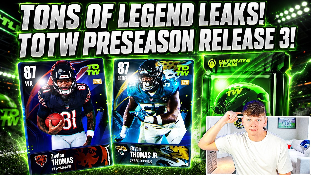 TONS OF LEGEND LEAKS! TOTW PRESEASON RELEASE 3!