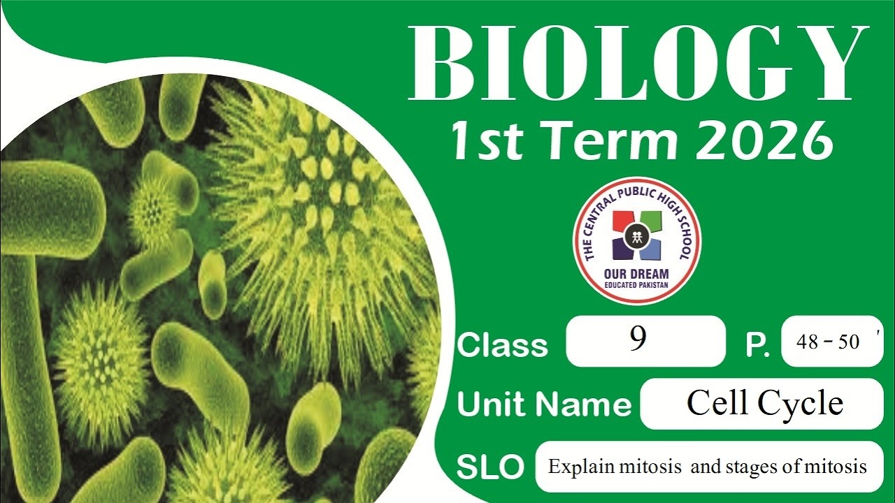 Level 9 || Biology TECH || First Term, 2026 || Unit: 4 || PP. 48 - 50 Part 1